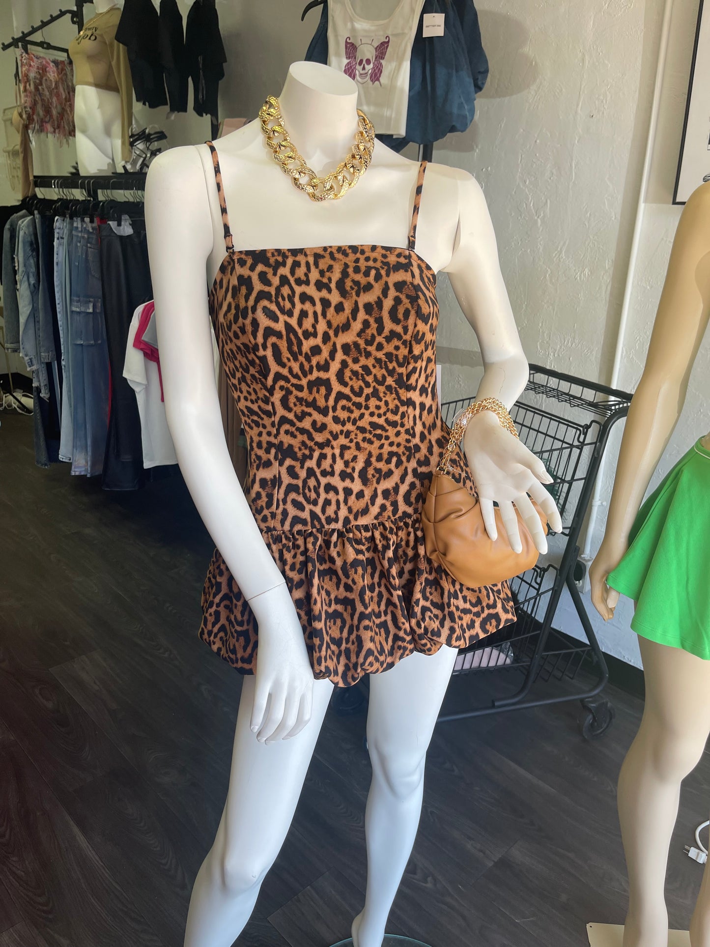 Cheetah Bubble Skirt