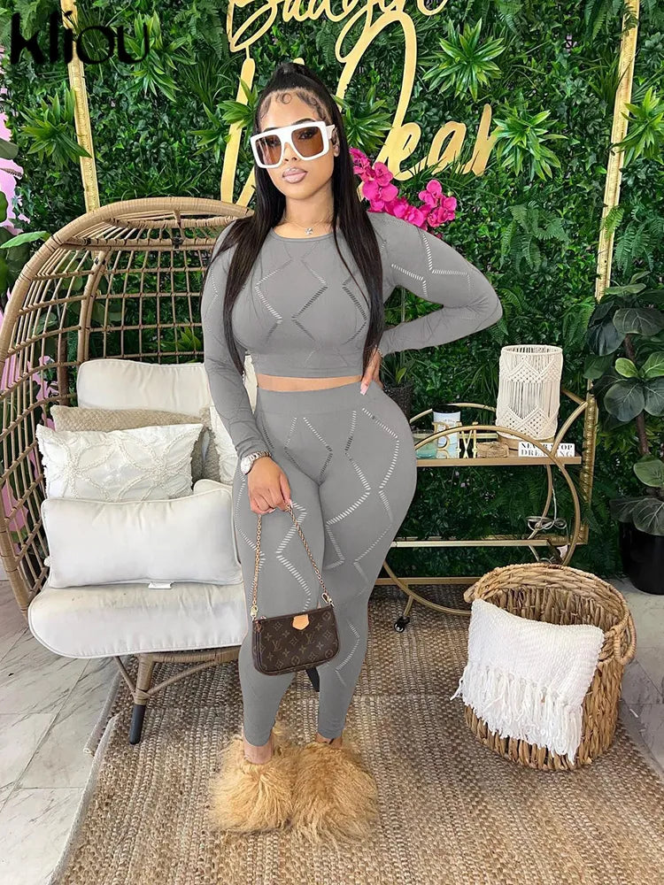 Hollow Out Two Piece Set