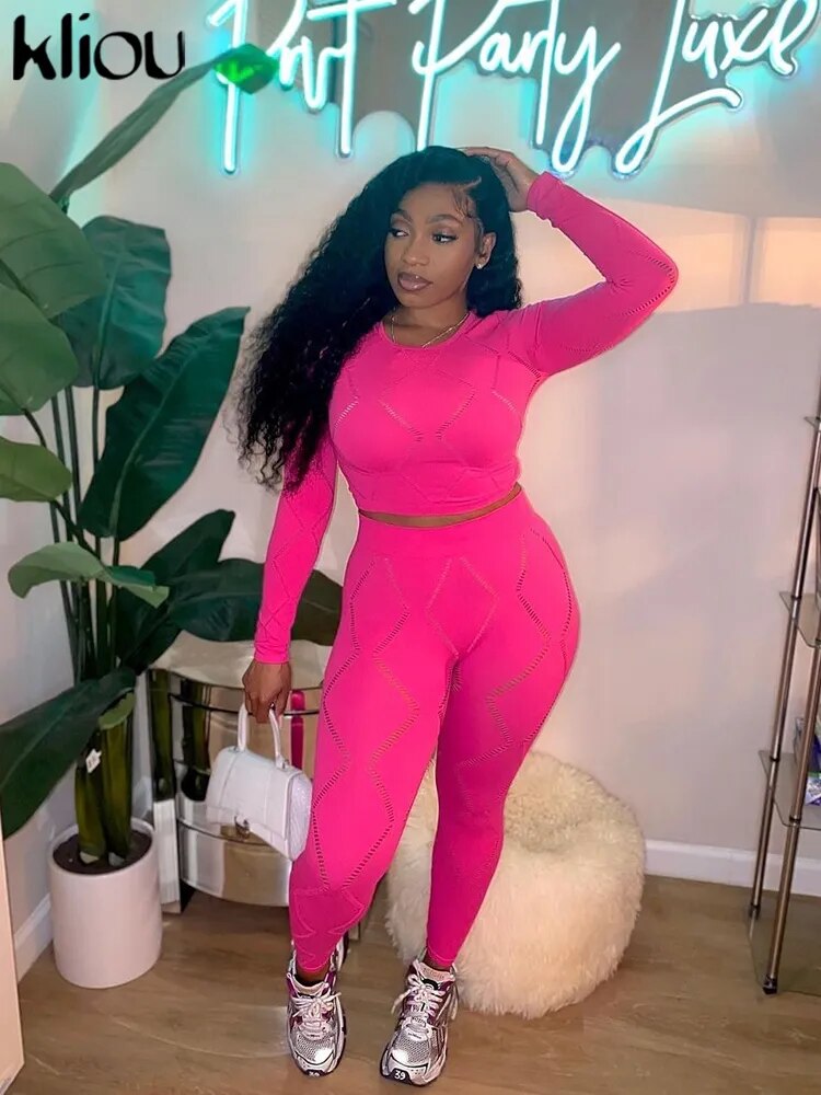 Hollow Out Two Piece Set