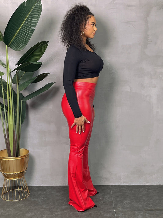Flare Girl Red